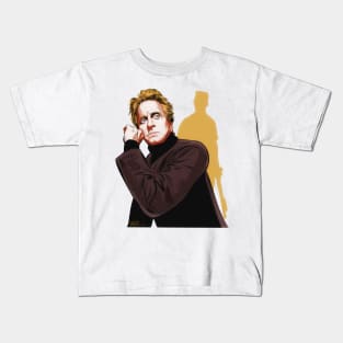 Michael Douglas - An illustration by Paul Cemmick Kids T-Shirt